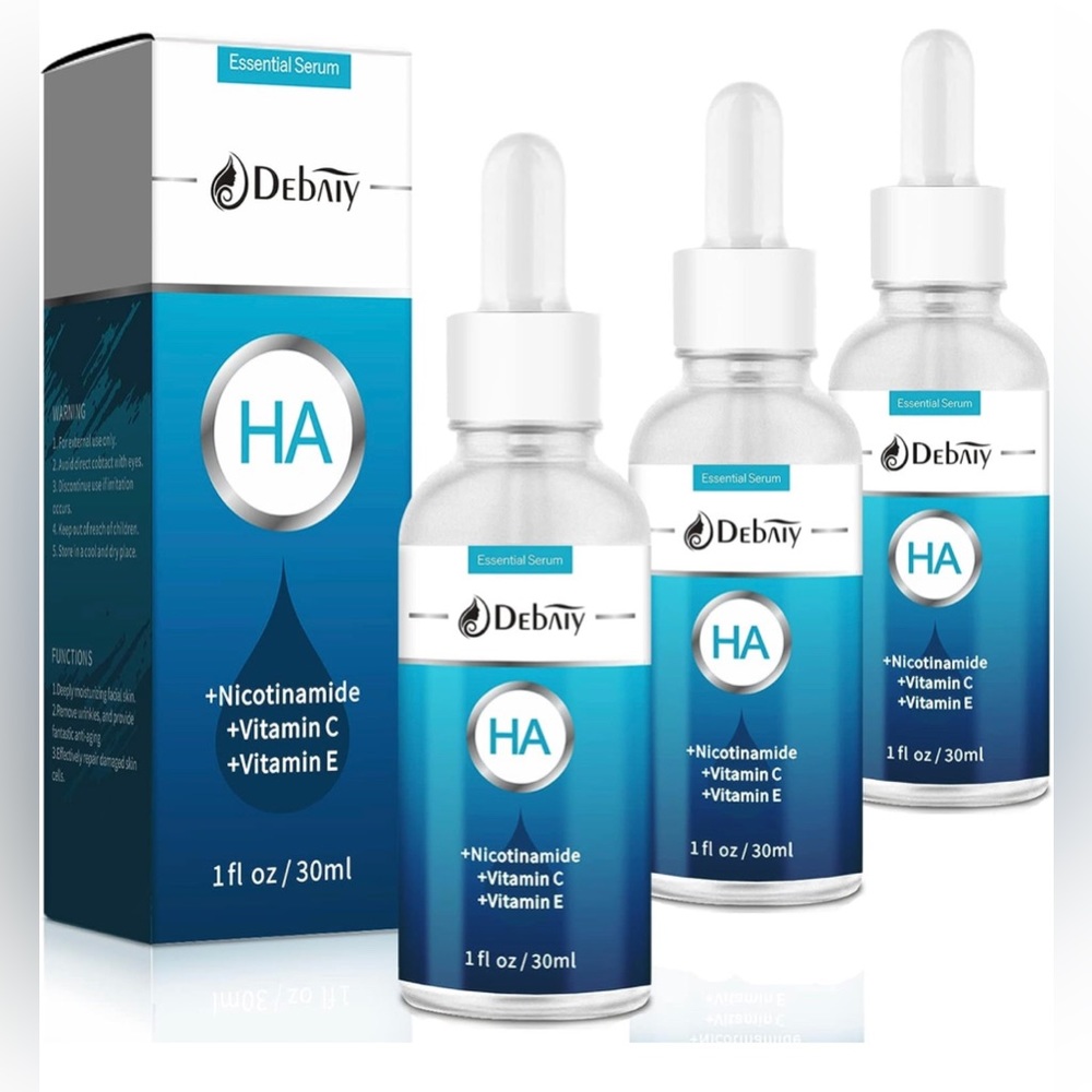 3 Pack Hyaluronic Acid Serum for Face Anti Aging Serum (1Fl.Oz/30ml)